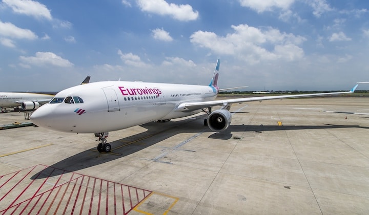 First flight Eurowings Weeze – Munich