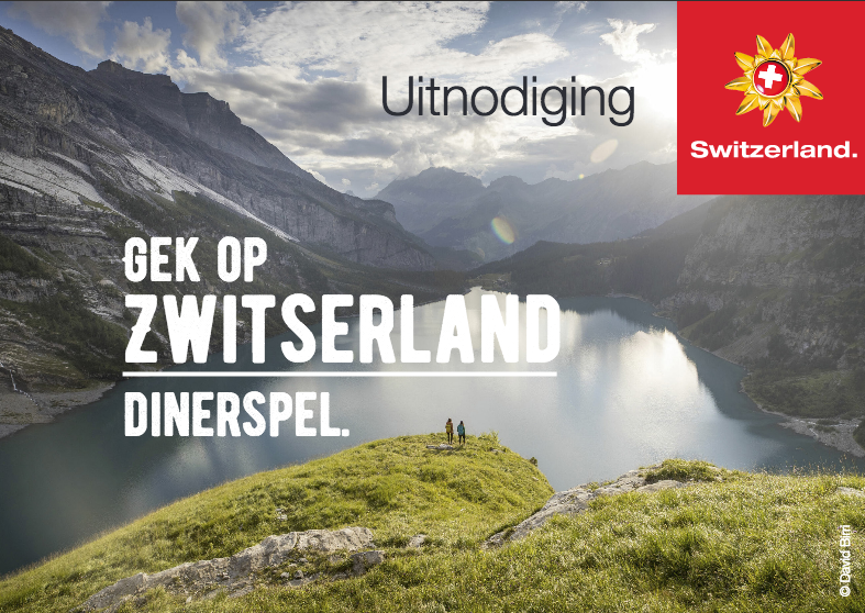 INVITATION: CRAZY ABOUT SWITZERLAND DINNER GAME.