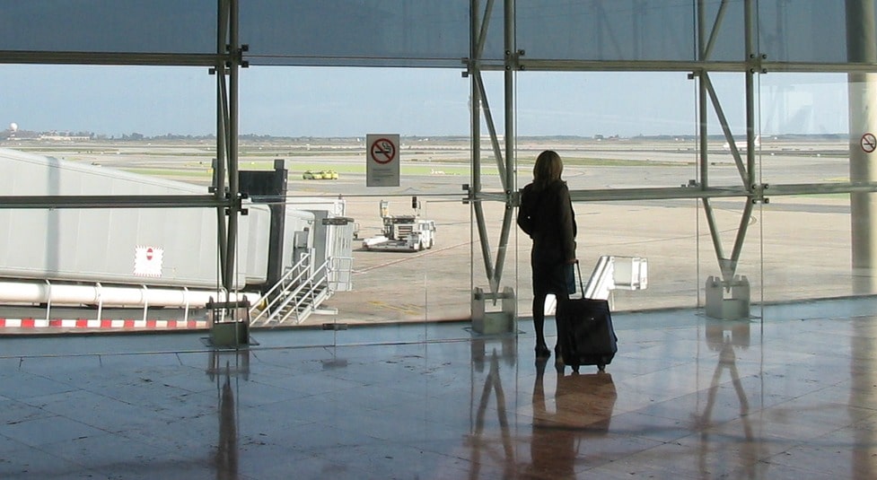 Business traveler goes for cheap