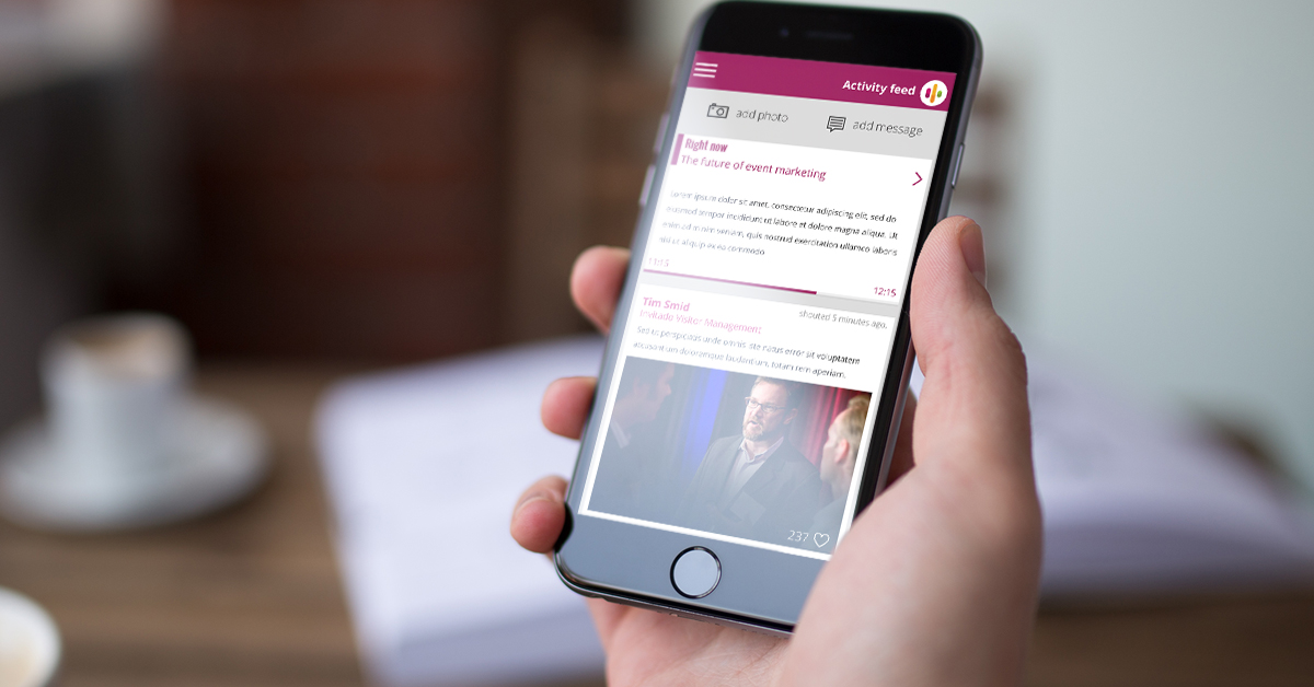 Event app turns out to have become indispensable tool