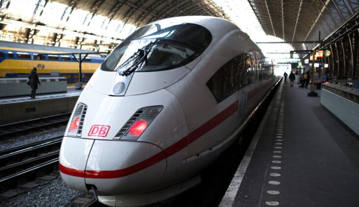 International train travel plummets
