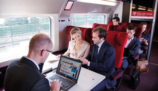 Free wifi on all Thalys trains