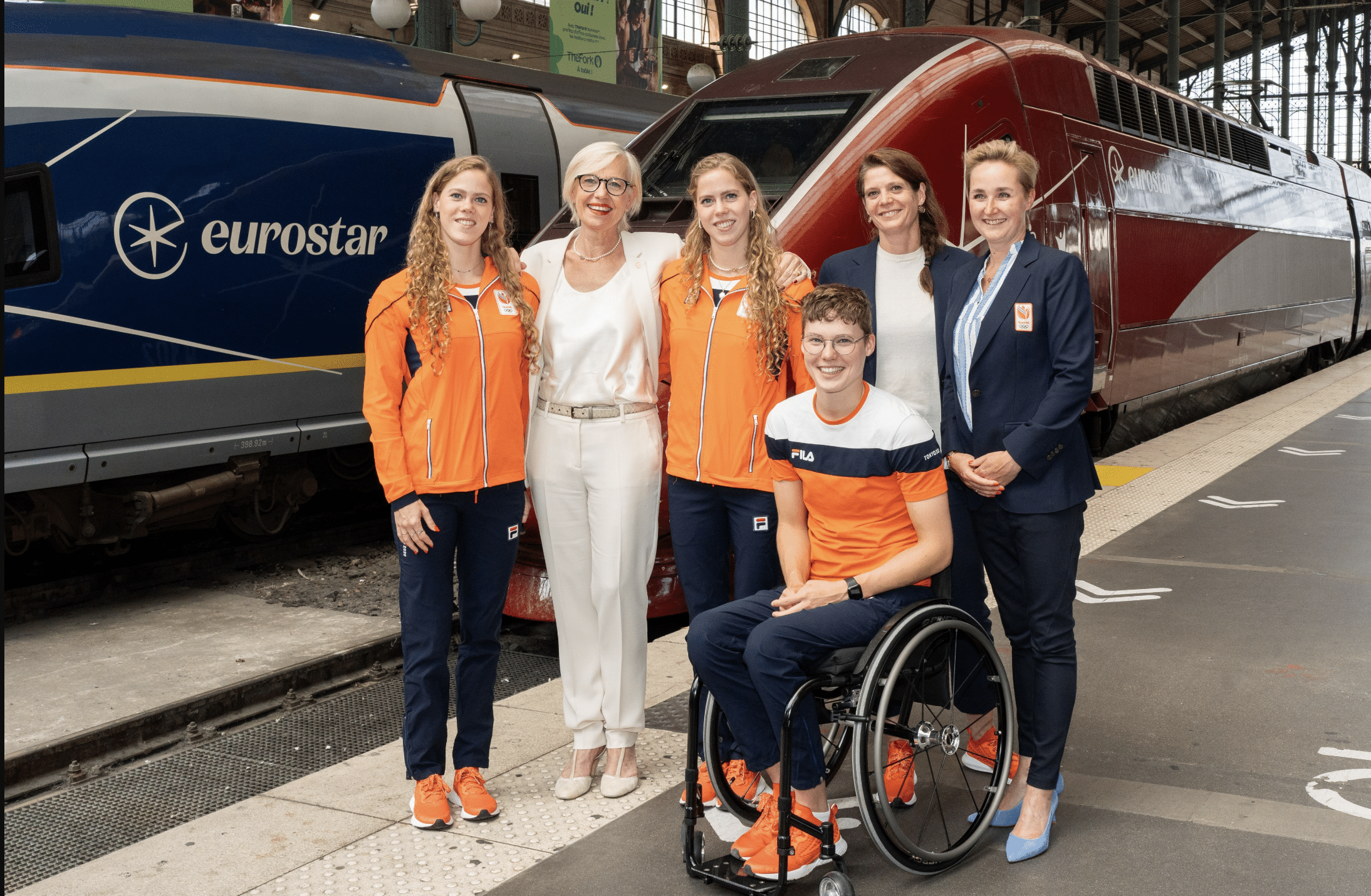 Eurostar and NS will take Olympians to Paris 2024