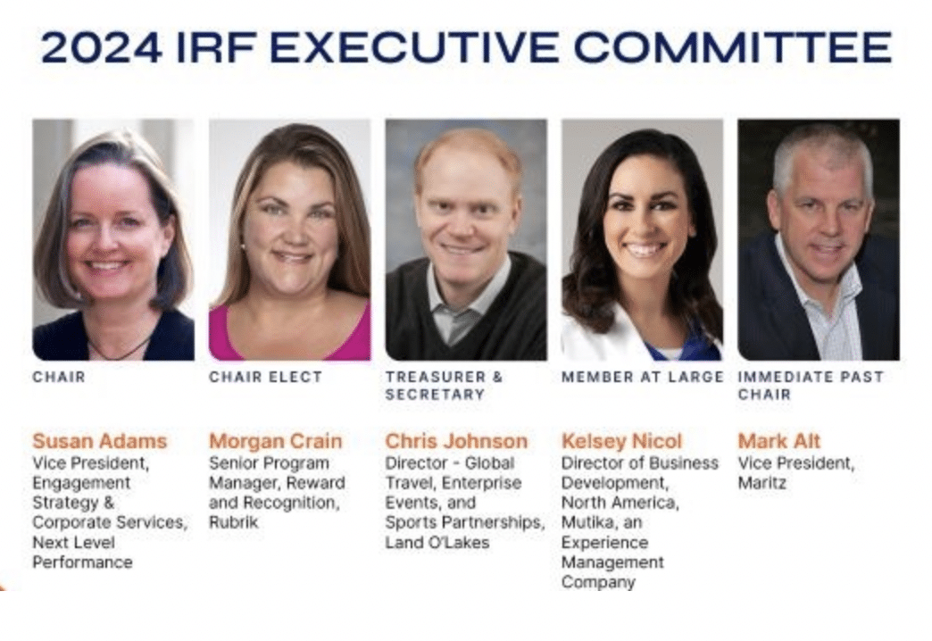 Incentive Research Foundation Elects 2024 Officers