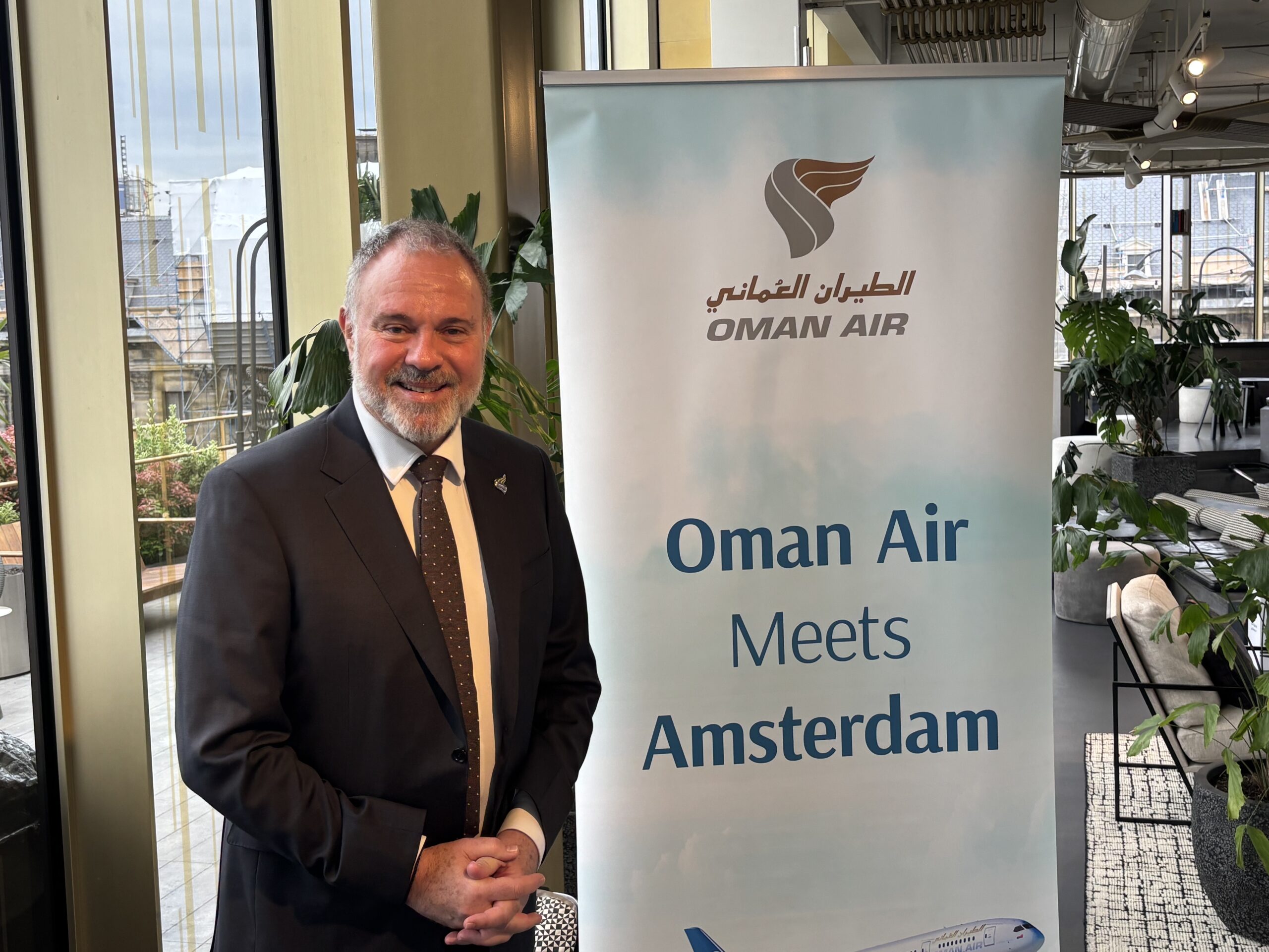 Interview Con Korfiatis, CEO Oman Air: ‘new Amsterdam route means new opportunities’