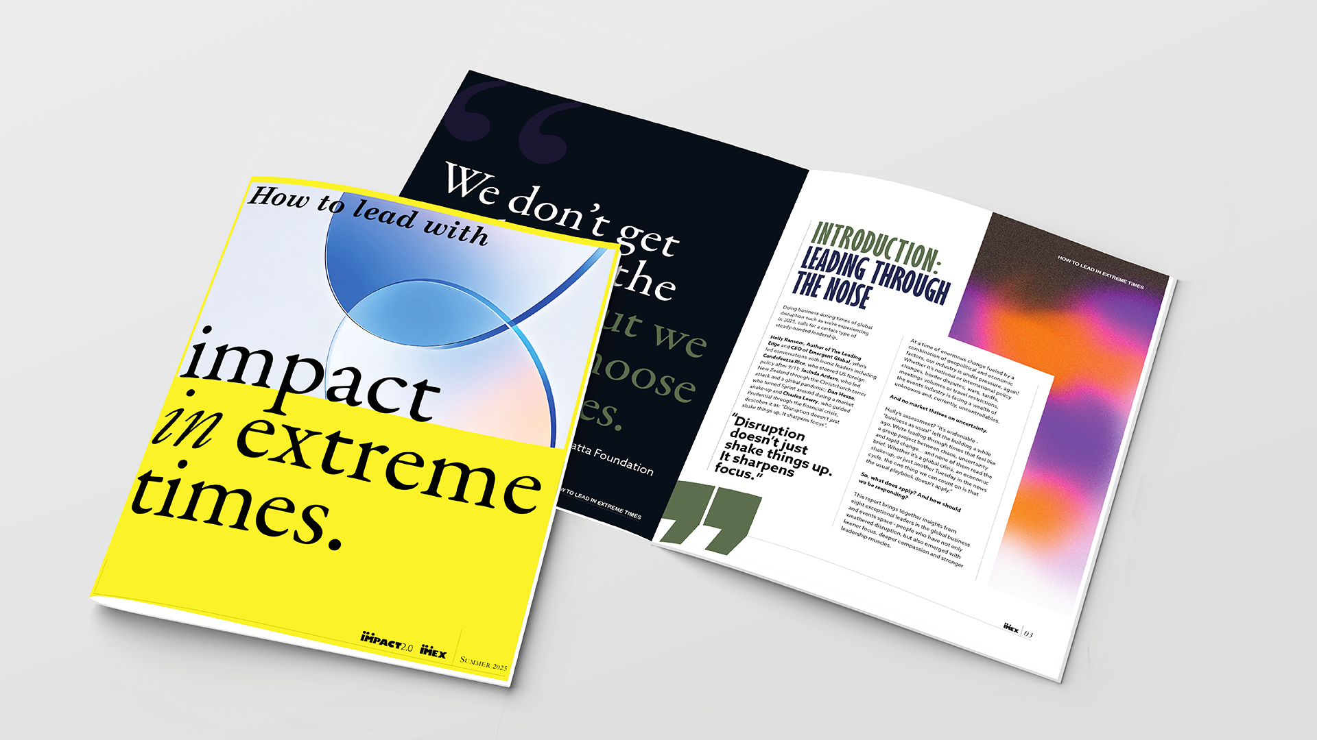 Free IMEX download: ‘How to lead with impact in extreme times’