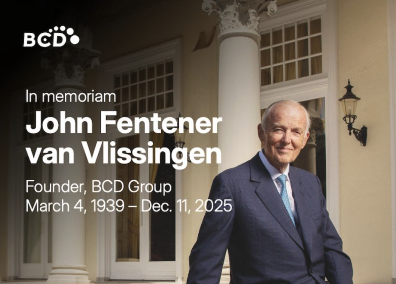 BCD Founder John Fentener van Vlissingen passes away at 86