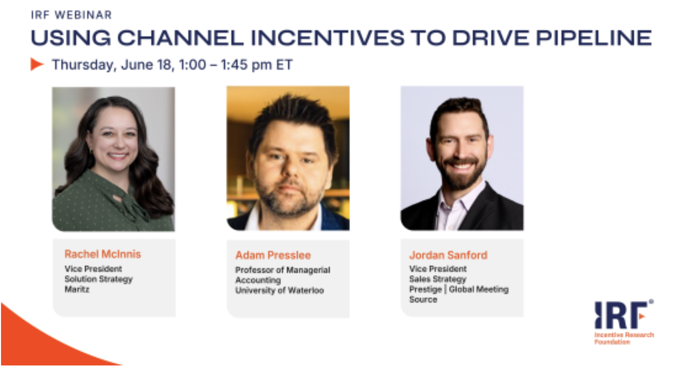 IRF Webinar: Using Channel Incentives to Drive Pipeline 